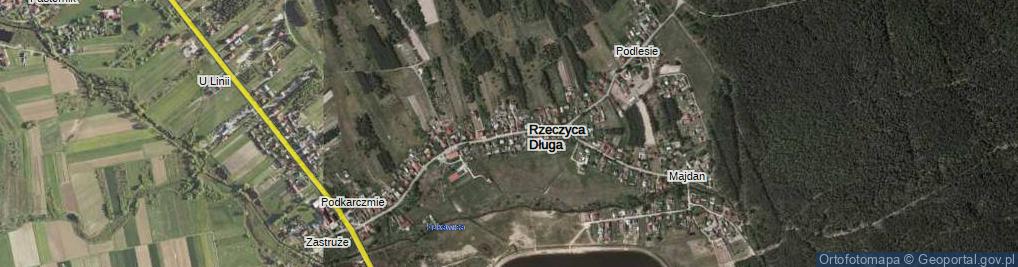 Zdjęcie satelitarne Rzeczyca Długa ul.